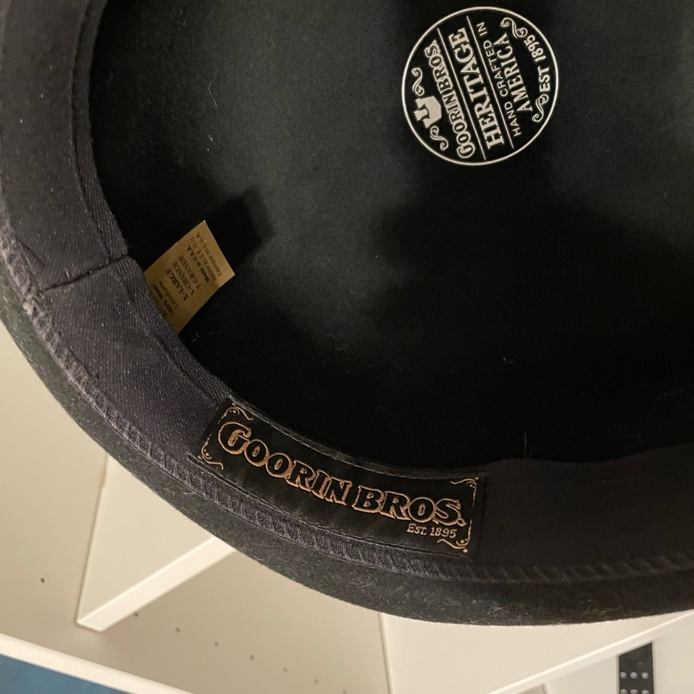 Goorin Bros Bowler 100% wool XL - Picture 5 of 6